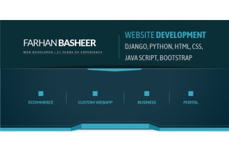 develop django or python website