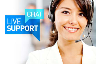 provide email and live chat customer support services