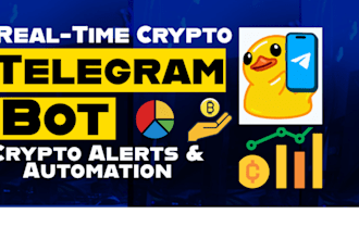 build telegram bots with real time crypto integration