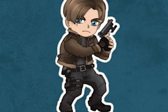 draw a chibi character illustration