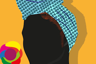 draw any object, photo, animals or shapes in silhouette arts