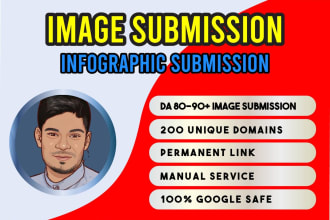 do 200 infographic submission and  image sharing site  backlinks