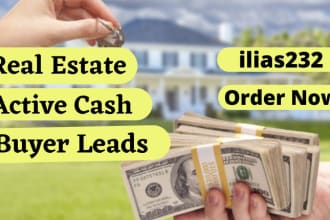 provide real estate active cash buyers list
