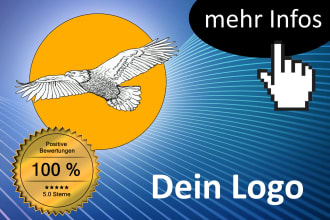 do logo design for german customers for german company or club emblems etc