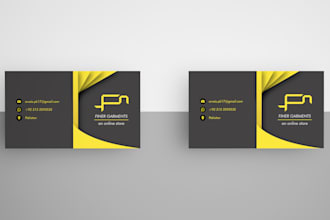 design simple letterhead and business card