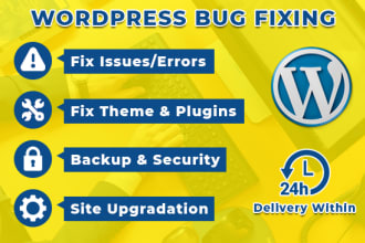 fix wordpress issues, wordpress bugs, errors