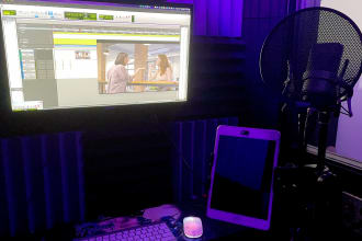 do voice over dubbing or adr in english