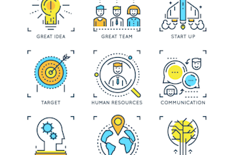 design custom unique line colors icon set in 24 hours
