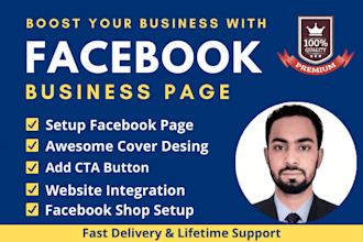 do facebook business page creation, fb fan page setup