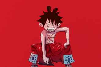 draw cartoon and anime character with my style