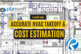 do hvac material take off and cost estimation