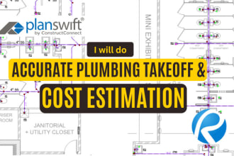 do plumbing material take off and cost estimation