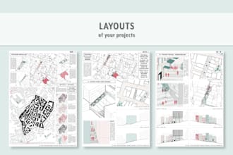 design architectural posters and layouts