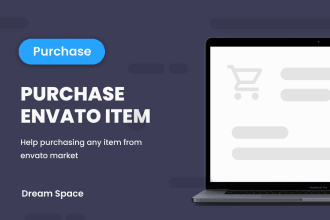 help to purchase envato item