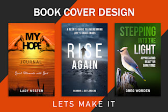 make unique book cover design ebook paperback hardcover