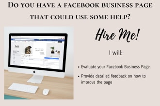 review your facebook business page