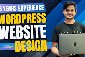 create a responsive wordpress website design and fix issues