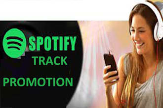 create organic spotify promotion for spotify tracks
