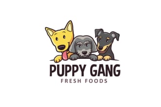 design abstract delightful dog logo with satisfaction guarantee