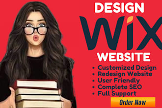 modern business wix website design or redesign, wix developer