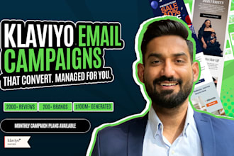 manage your ecommerce email campaigns with klaviyo