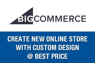 build new bigcommerce store with professional theme design