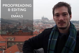 edit and proofread your emails