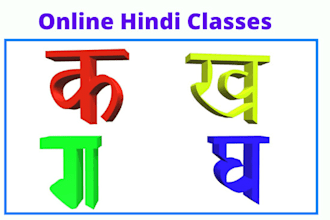 do hindi language class for you