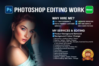 do background removal and photoshop work very fast editor