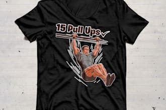 create custom streetwear t shirt design and graphic design
