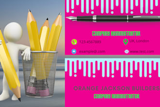design stylish business card and stationery design with fast delivery