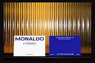 create luxury business card for you