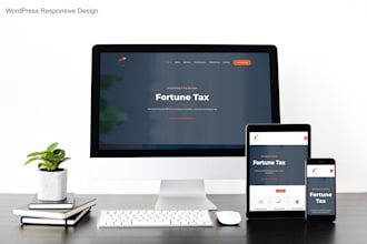 build professional and responsive wordpress website