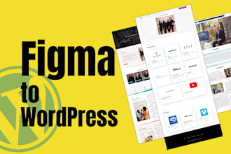convert figma to elementor, figma to wordpress, PSD, PDF or xd to wordpress