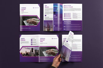 do the professional  company profile, brochure, annual report