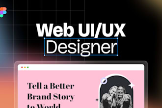 design outstanding website UI UX for startup