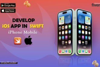 develop your mobile app of ios in swift ui kit and swift ui