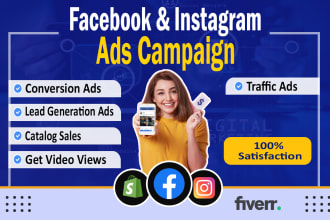 create and manage effective facebook and instagram ads campaign