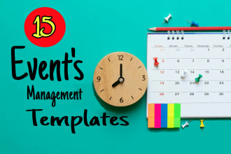 provide successful event planning templates for your events