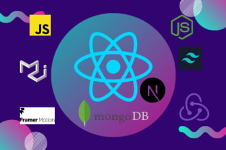 build website on mern stack react js,next, redux, mongodb
