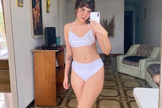 model clothes and swimsuits for videos or photographs
