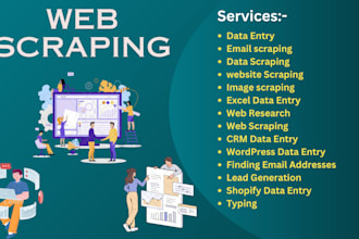 do web scraping, data mining, data extraction, data scraping