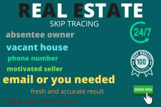 do accurate and best skip tracing for the real estate business