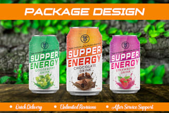 packaging and label design