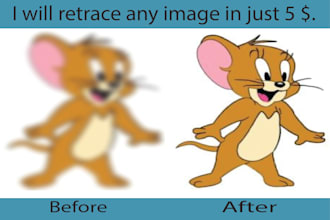 professionally retrace your image