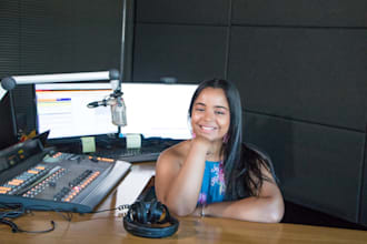 record a professional promotional audio