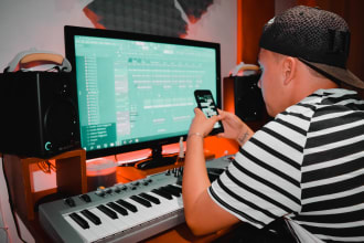 produce a custom rap or hip hop beat for you