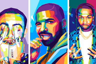 make awesome wpap pop art potrait in 24 hours