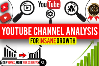 analyze deeply your youtube channel for growth