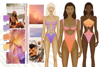design your swimwear collection based on your vision
